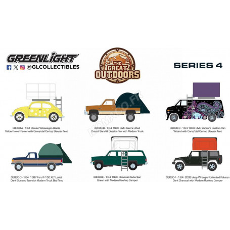 COFFRET DE 6 PIECES : THE GREAT OUTDOORS - SERIES 4 (EPUISE)