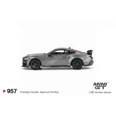 FORD MUSTANG DARK HORSE 2024 GRIS "CARBONIZED GREY" (BLISTER EDITION) (LHD) (EPUISE)