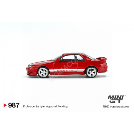 NISSAN SKYLINE GT-R (R32) VEILSIDE COMBAT C-I 2011 ROUGE "GEM ROUGE" (BLISTER EDITION) (RHD)