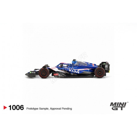 RB VCARB 01 F1 3 DANIEL RICCIARDO GRAND PRIX DU BARHAIN 2024 (BLISTER EDITION) (EPUISE)