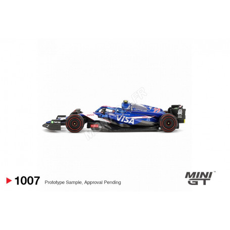 RB VCARB 01 F1 22 YUKI TSUNODA GRAND PRIX DU BARHAIN 2024 (BLISTER EDITION) (EPUISE)