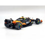 MCLAREN F1 MCL38 MERCEDES TEAM MCLAREN 4 LANDO NORRIS 2024 (PACKAGING PREMIUM AVEC CASQUE) (EPUISE)