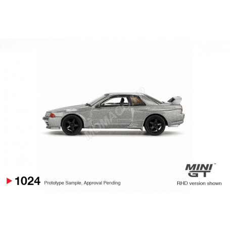 NISSAN SKYLINE GT-R (NISMO BNR32 - CRS VERSION) 1992 GRIS "DARK METAL GREY" (BLISTER EDITION) (RHD) (EPUISE)