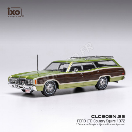 FORD LTD COUNTRY SQUIRE 1972 VERT CLAIR
