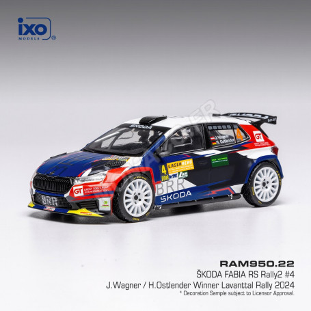 SKODA FABIA RALLY 2 4 WAGNER/OSTLENDER WM RALLYE LAVANTTAL 2024