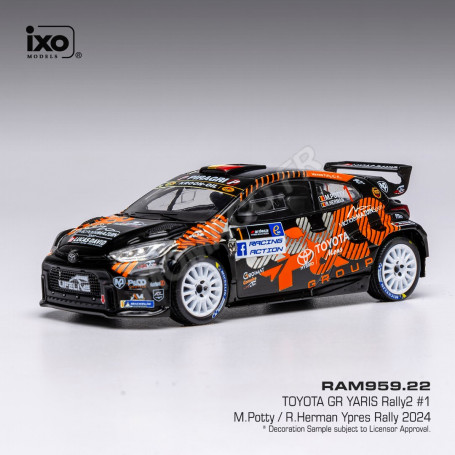 TOYOTA GR YARIS RALLY 2 1 POTTY/HERMAN WM RALLYE YPRES 2024