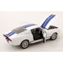 FORD MUSTANG SHELBY GT500 ELEANOR 1967 BLANC/BLEU