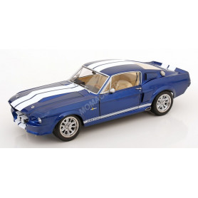 FORD MUSTANG SHELBY GT500 ELEANOR 1967 BLEU/ BLANC
