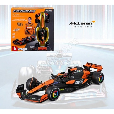MCLAREN F1 MCL38 MERCEDES TEAM MCLAREN 81 OSCAR PIASTRI 2024 (MODEL-KIT) (EPUISE)