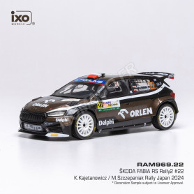 SKODA FABIA RALLYE 2 22 KAJETANOWICZ/SZCZEPANIAK RALLYE DU JAPON 2024