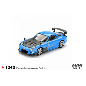 MAZDA RX7 (FD35) RE-AMEMIYA 20B NA 3ROTOR-7 AMA-SAN GO 2024 BLEU (RHD)