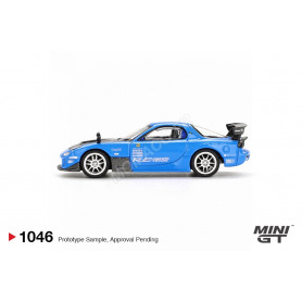 MAZDA RX7 (FD35) RE-AMEMIYA 20B NA 3ROTOR-7 AMA-SAN GO 2024 BLEU (BLISTER EDITION) (RHD)