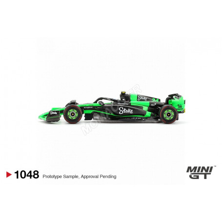 KICK SAUBER F1 C44 TEAM STAKE 24 GUANYU ZHOU GRAND PRIX DE CHINE 2024 (BLISTER EDITION)