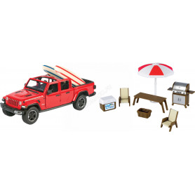 JEEP GLADIATOR RUBICON 2021 ROUGE AVEC ACCESSOIRES
