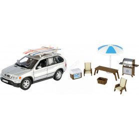 BMW X5 ARGENT AVEC ACCESSOIRES