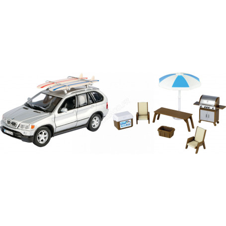 BMW X5 ARGENT AVEC ACCESSOIRES