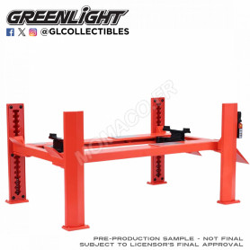 PONTS ELEVATEURS 4 PIEDS ROUGE