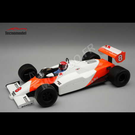 MCLAREN MP4/1C 8 NIKI LAUDA GRAND PRIX DE MONACO 1983 AVEC PNEUS PLUIES AVEC PILOTE