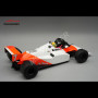 MCLAREN MP4/1C 7 AYRTON SENNA SILVERSTONE 1983 TEST CAR AVEC PILOTE