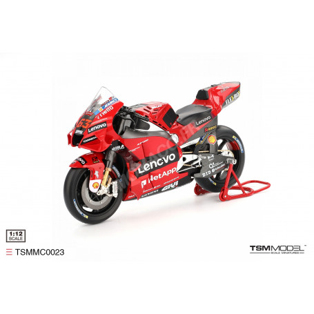 DUCATI DESMOSEDICI GP22 "TEAM LENOVO" 63 FRANCESCO BAGNAIA MOTO GP GRAND PREMIO D'ITALIA 2022