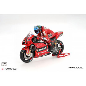 DUCATI DESMOSEDICI GP22 "TEAM LENOVO" 63 FRANCESCO BAGNAIA MOTO GP GRAND PREMIO D'ITALIA 2022 AVEC PILOTE