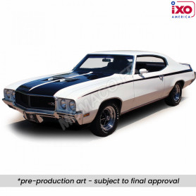 BUICK GSX 1970 BLANC "APOLLO WHITE"