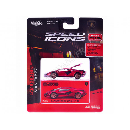 LAMBORGHINI SIAN FKP 37 HYBRID 2020 ROUGE