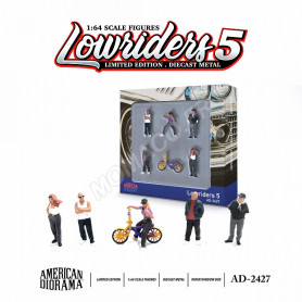 SET DE FIGURINE : 5 PERSONNAGES "LOWRIDERS N°5"