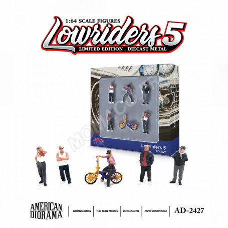 SET DE FIGURINE : 5 PERSONNAGES "LOWRIDERS N°5"