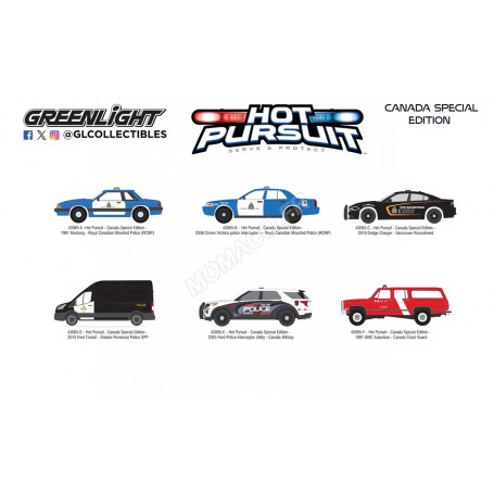 COFFRET DE 6 PIECES : HOT PURSUIT - EDITION SPECIALE "CANADA"