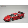 FERRARI F40 LM VERSION PRESSE AVEC JANTES ENKEI ARGENTEES 1996 ROUGE