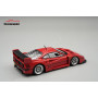 FERRARI F40 LM VERSION PRESSE AVEC JANTES ENKEI ARGENTEES 1996 ROUGE
