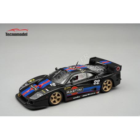 FERRARI F40 LM AVEC JANTES DOREES 22 EQUIPE MARTINI 1996