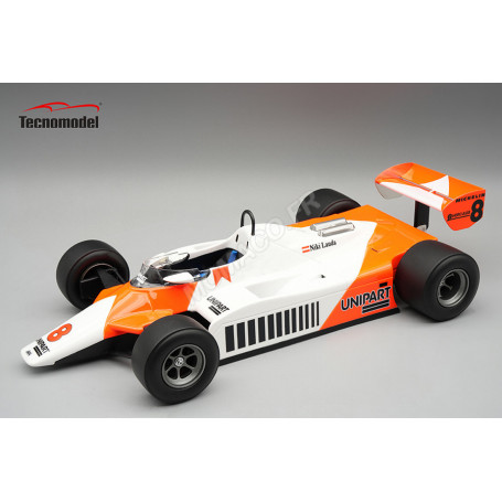 MCLAREN MP4/1B 8 NIKI LAUDA GRAND PRIX D'ANGLETERRE 1982 1ER AVEC DECALQUES