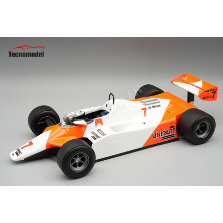 MCLAREN MP4/1B 7 JOHN WATSON GRAND PRIX DE DETROIT 1982 1ER AVEC DECALQUES