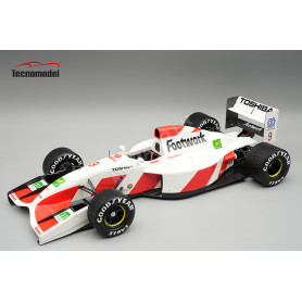 FOOTWORK FA13 AVEC PNEUS PLUIE 9 MICHELE ALBORETO GRAND PRIX D'ESPAGNE 1992