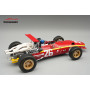 FERRARI 312 F1/68 26 JACKY ICKX GRAND PRIX DE FRANCE 1968 AVEC FIGURINE