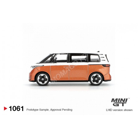VOLKSWAGEN ID.BUZZ CARAVELLE 2024 "CANDY WHITE / ENERGETIC ORANGE" (BLISTER EDITION) (LHD)