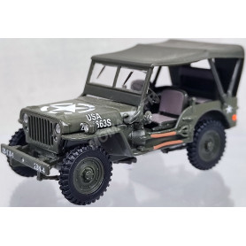 JEEP FERMEE MILITARY US VERT