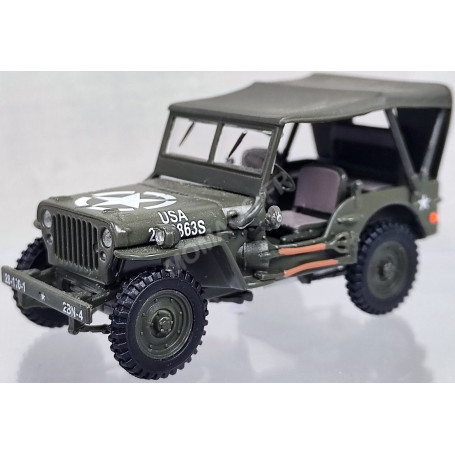 JEEP FERMEE MILITARY US VERT