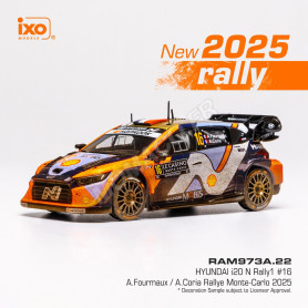 HYUNDAI I20 N RALLY1 16 FOURMAUX/CORIA WRC RALLYE MONTE-CARLO 2025