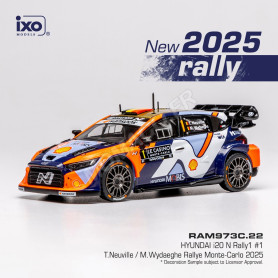 HYUNDAI I20 N RALLY1 1 NEUVILLE/WYDAEGHE WRC RALLYE MONTE-CARLO 2025