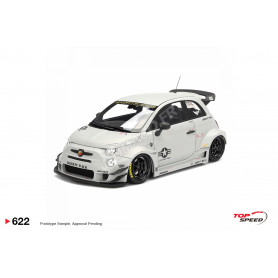 FIAT ABARTH 595 "LB-WORKS X ABAS WORKS - FIGHTERS" 2024 GRIS "SOLID GREY"