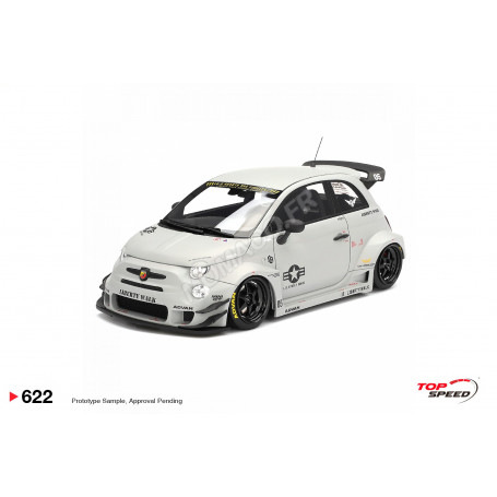 FIAT ABARTH 595 "LB-WORKS X ABAS WORKS - FIGHTERS" 2024 GRIS "SOLID GREY"