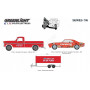 SET DE VEHICULES : FORD F-250 1969 AVEC CHEVROLET CAMARO Z/28 "DAN FLETCHER" ET REMORQUE