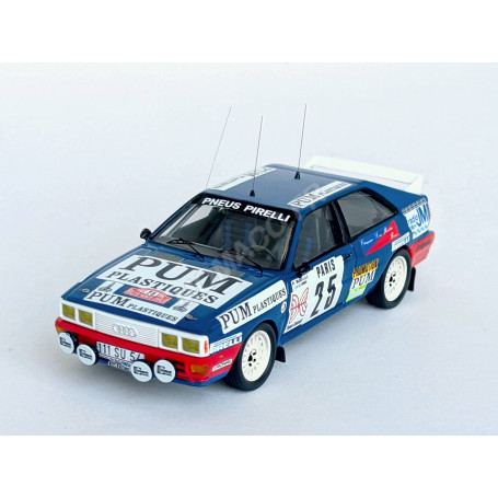 AUDI QUATTRO 25 PIERRE BOS/JEAN-CLAUDE LEUVREY RALLYE MONTE-CARLO 1985