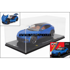 FERRARI PUROSANGUE 2022 BLEU "BLU CORSA" ET INTERIEUR MARRON