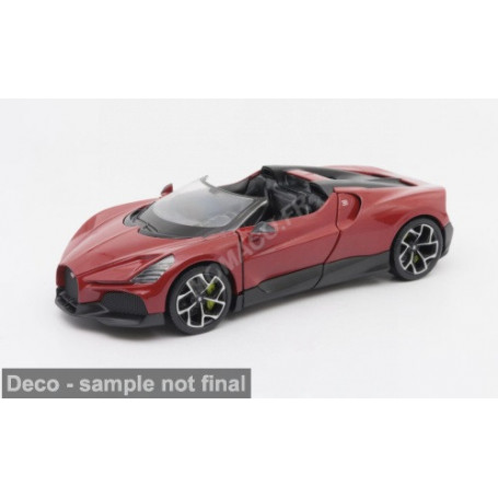 BUGATTI W16 MISTRAL ROUGE/NOIR