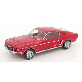 FORD MUSTANG GT FASTBACK 1968 ROUGE