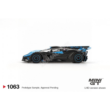 BUGATTI BOLIDE PRESENTATION 2024 NOIR/BLEU (BLISTER EDITION) (LHD)